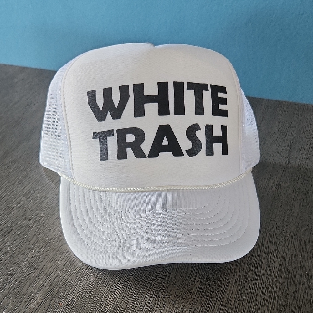 White Trash Funny Cute Trucker Hat
